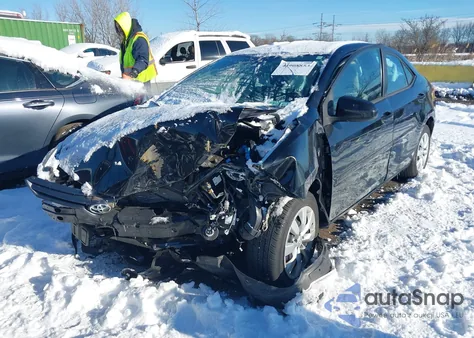 2016 Toyota Corolla Le z USA, uszkodzony, nr VIN 2T1BURHE4GC704672